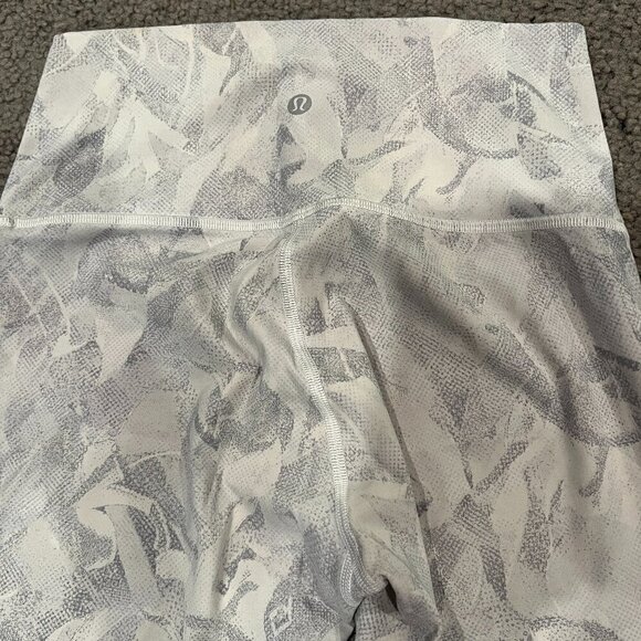 LULULEMON Wunder Under Hi-Rise Tights :Leggings  28" Jasmine White Multi Size 6 - Picture 5 of 7